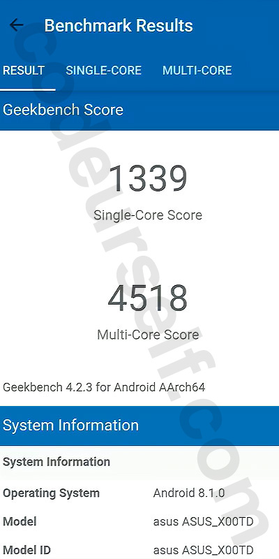 snapdragon 430 geekbench score