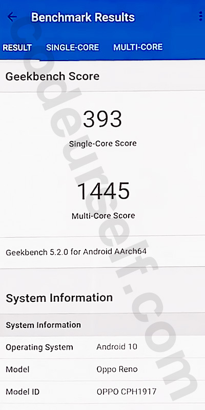 snapdragon 710 geekbench scores