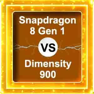snapdragon 8 gen 1 vs dimensity 900