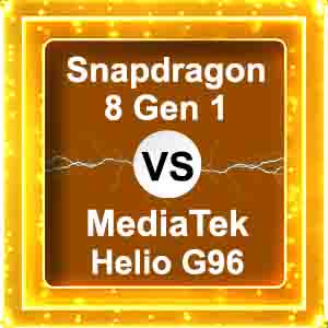 snapdragon 8 gen 1 vs helio g96